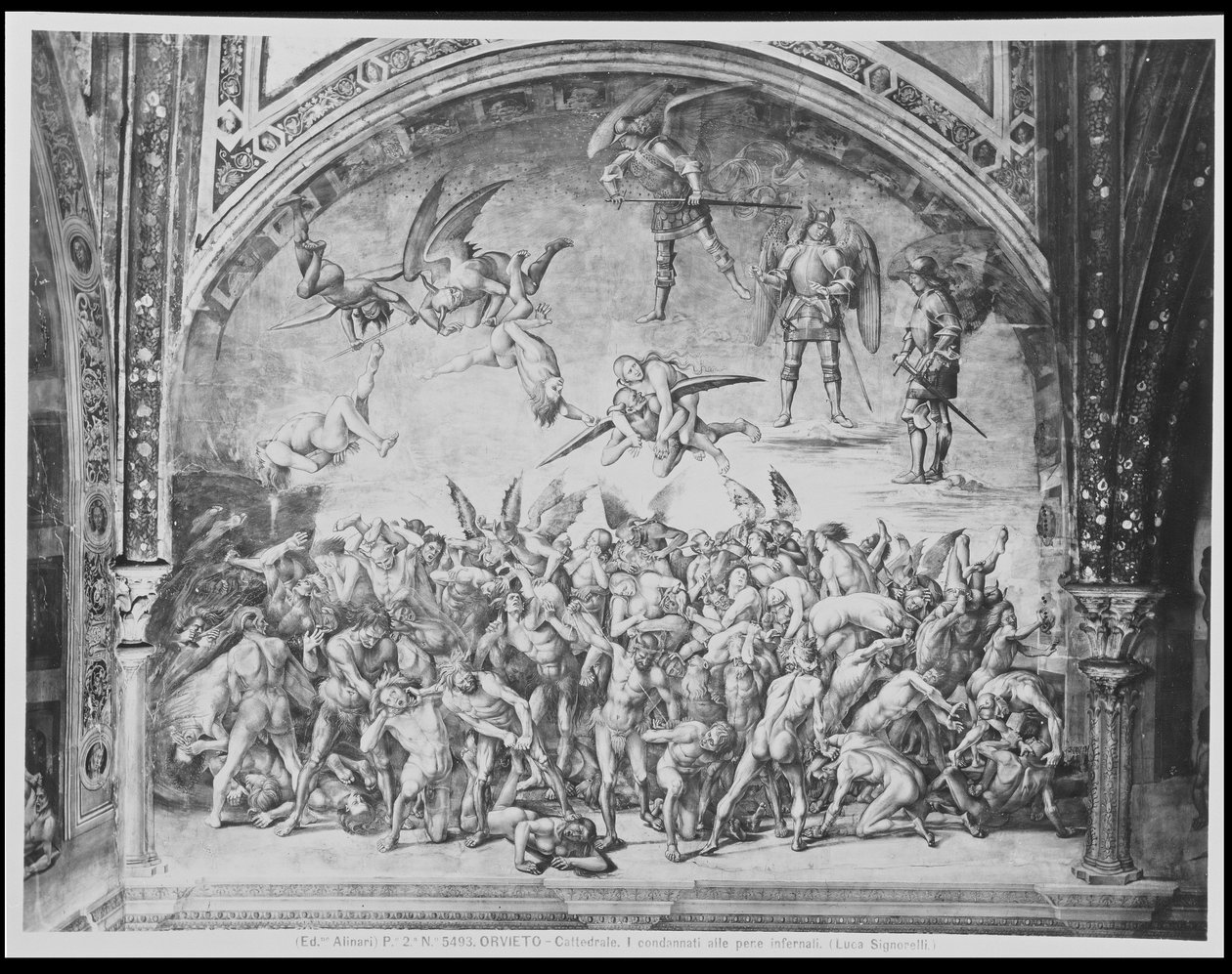 Potępieni, z Sądu Ostatecznego (zob. 136323) autorstwa Luca Signorelli
