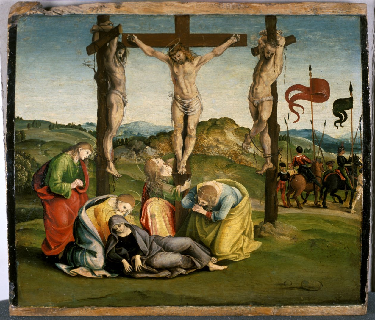 Ukrzyżowanie, ok. 1507 (tempera na drewnie) autorstwa Luca Signorelli