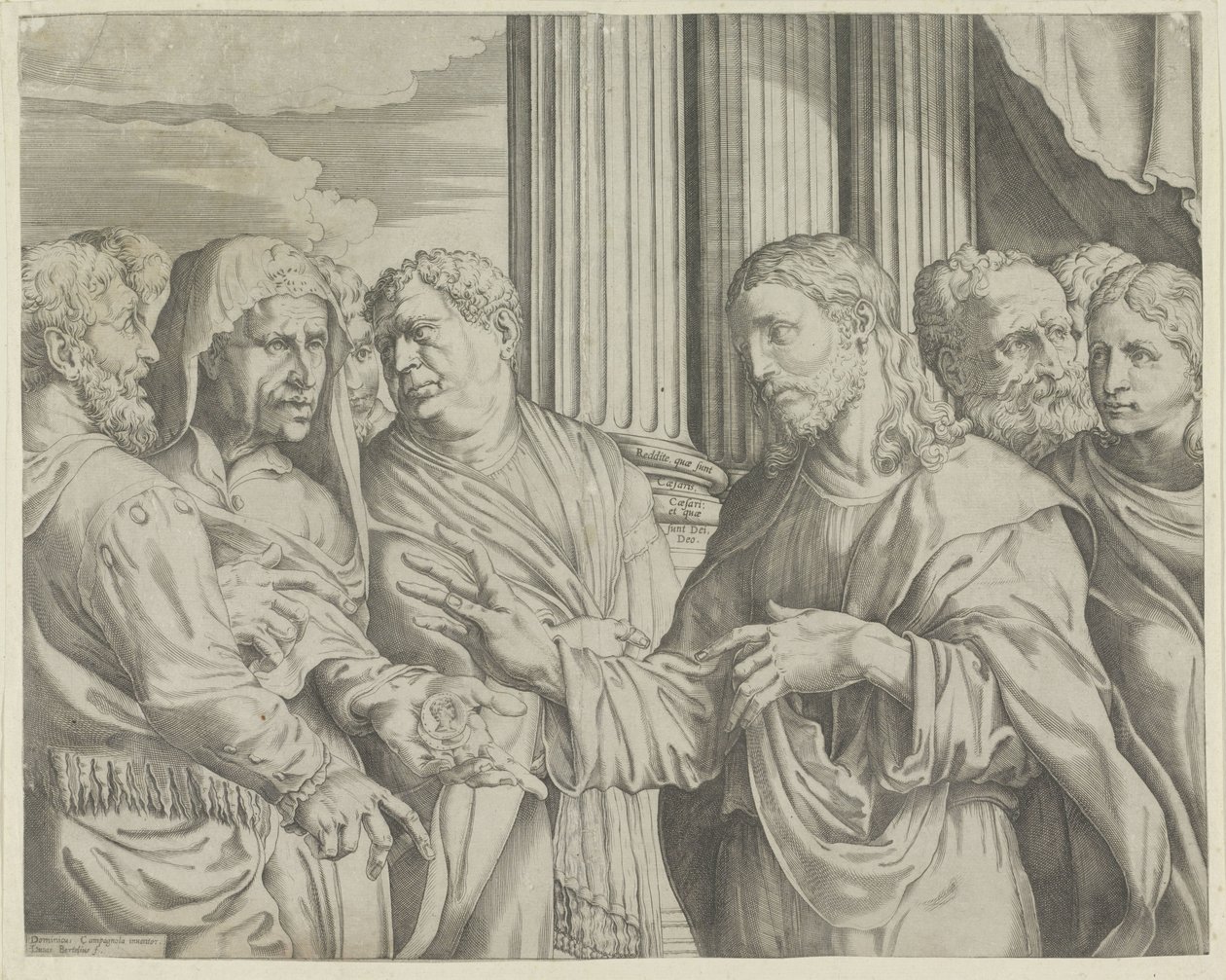 Chrystus i hołd autorstwa Luca Bertelli