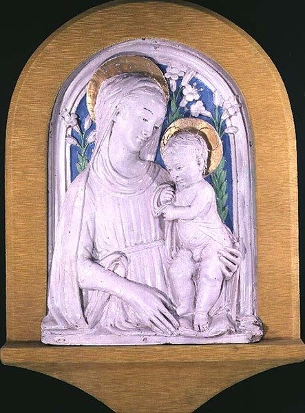 Madonna z Dzieciątkiem autorstwa Luca Della Robbia