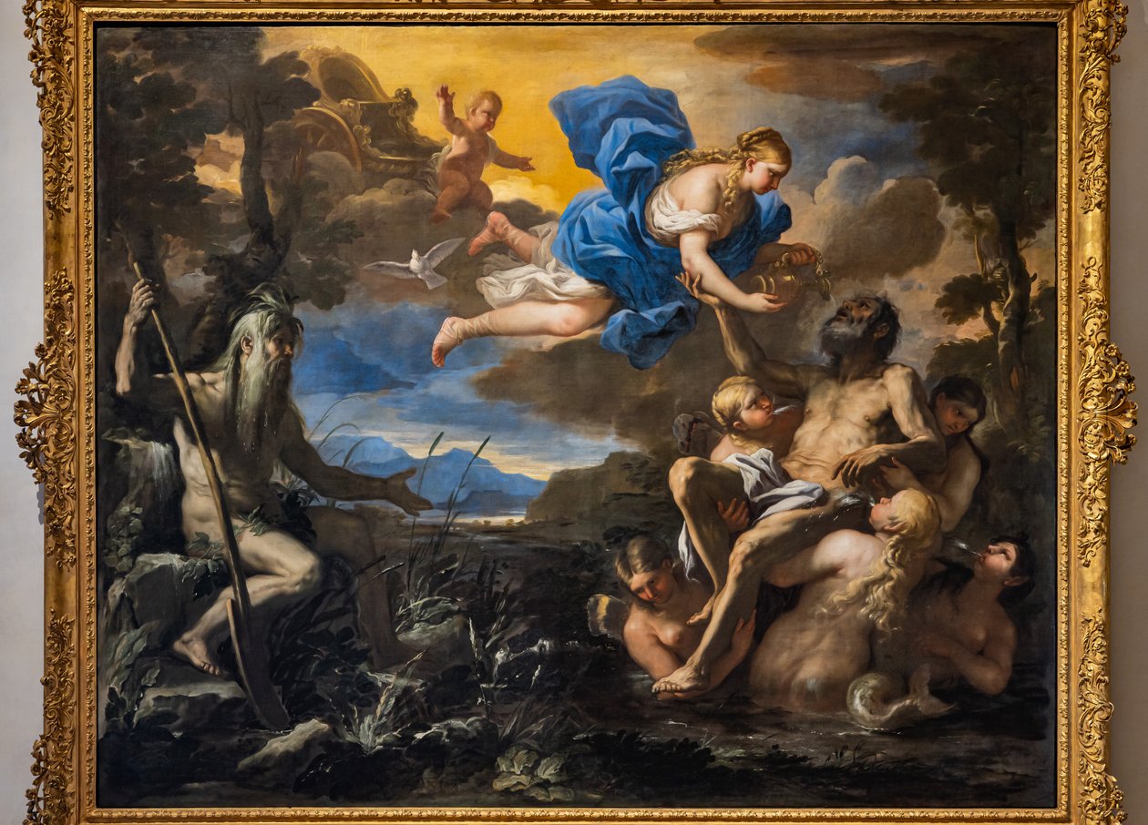 Eneasz unieśmiertelniony przez Wenus, druga połowa XVII wieku (olej na płótnie) autorstwa Luca Giordano