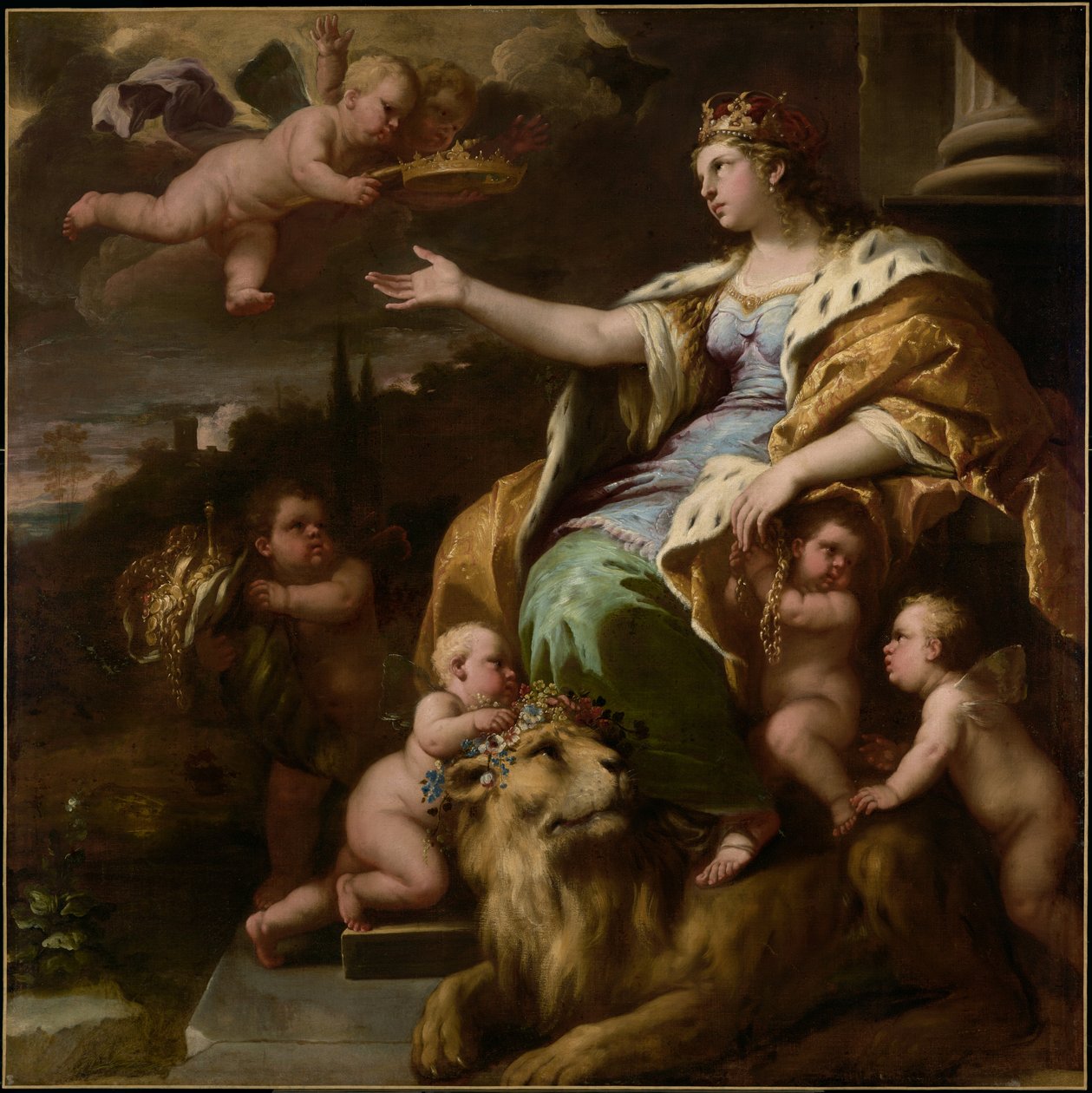 Alegoria wielkoduszności autorstwa Luca Giordano