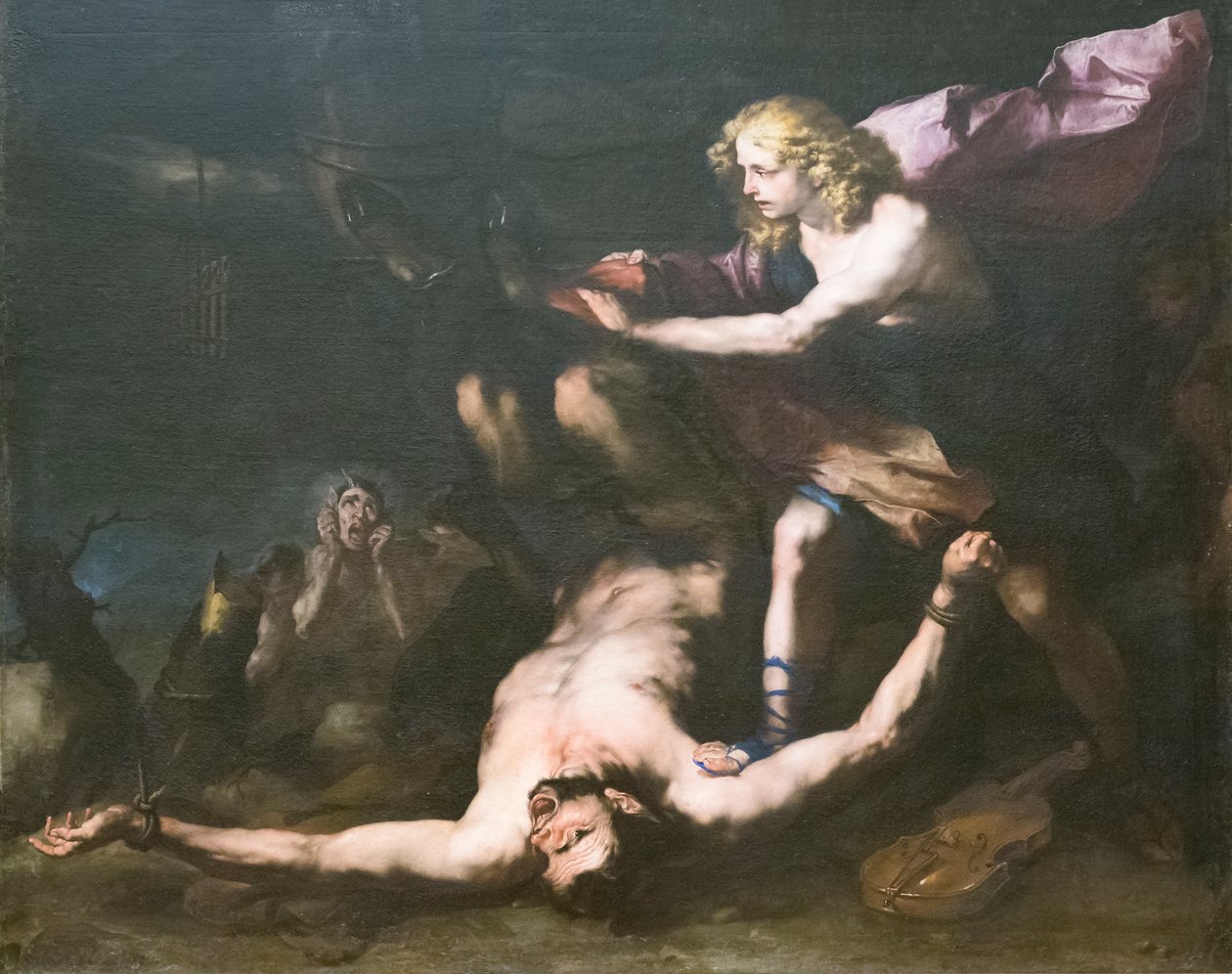 Apollo i Marsjasz autorstwa Luca Giordano