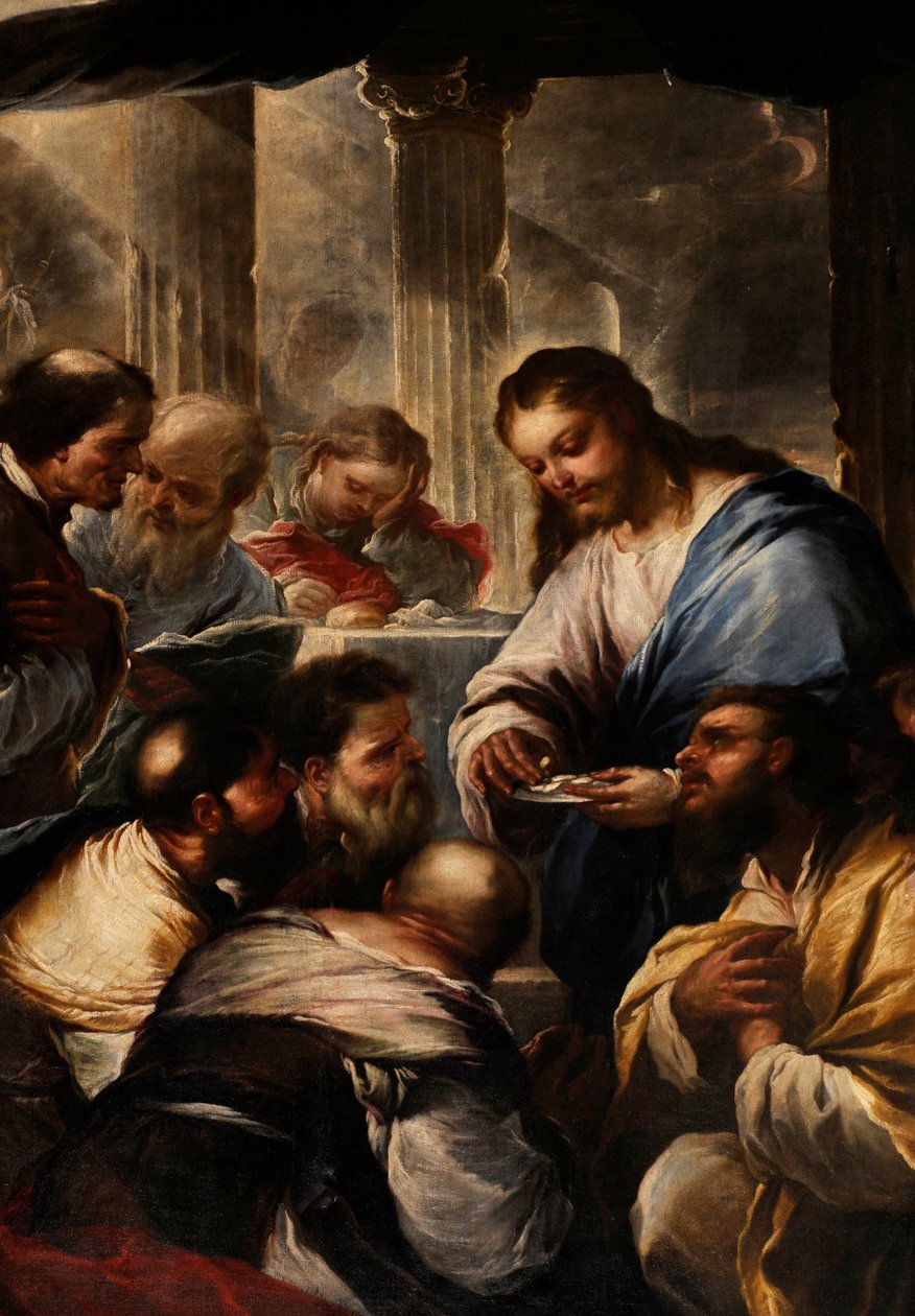 Komunia apostołów autorstwa Luca Giordano