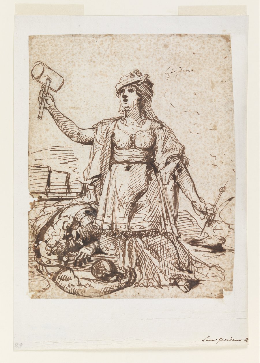 Jael i Sisera autorstwa Luca Giordano