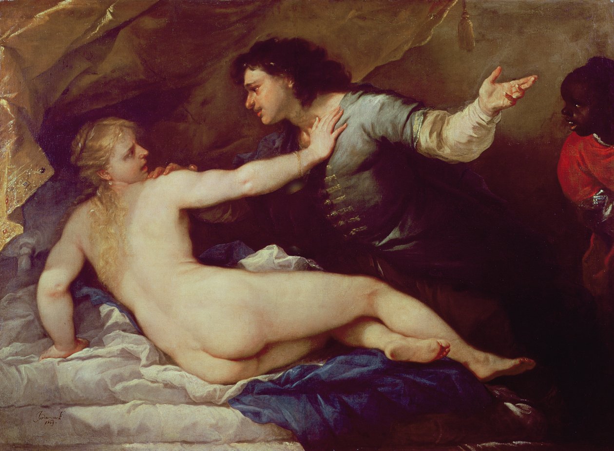 Lukrecja i Tarquin autorstwa Luca Giordano