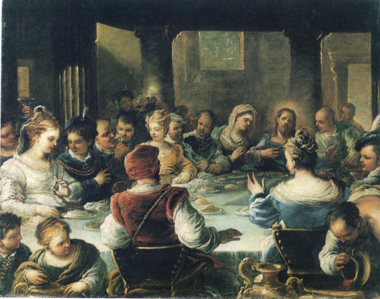 Małżeństwo w Kanie Galilejskiej autorstwa Luca Giordano