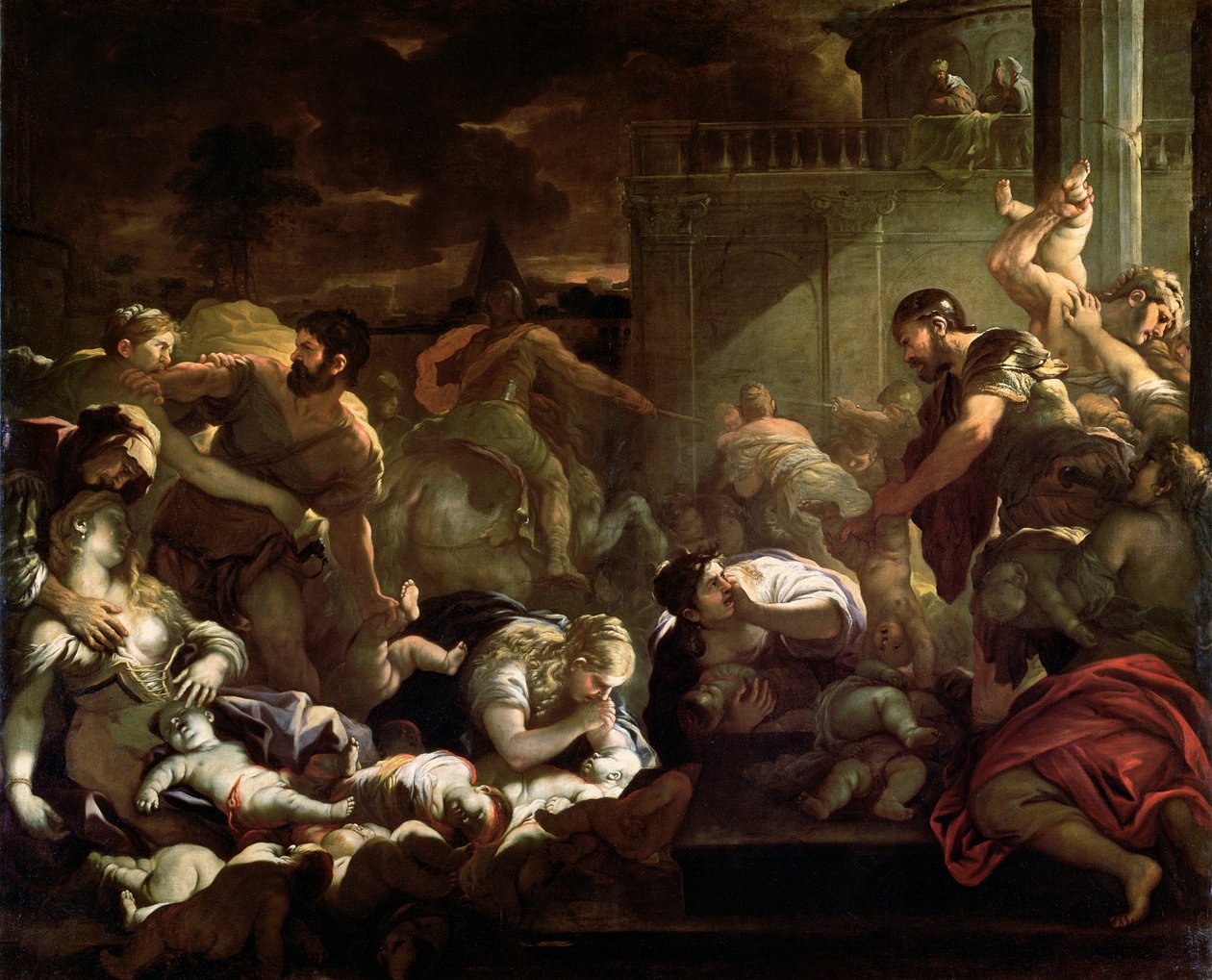 Masakra niewinnych autorstwa Luca Giordano