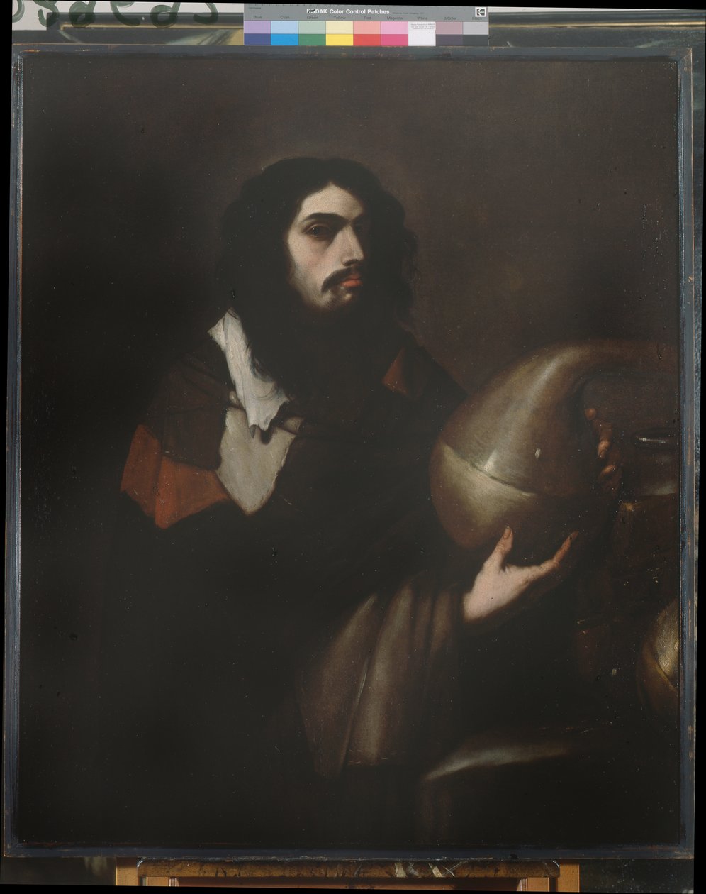 Autoportret chemika lub alchimisty, ok. 1660 (olej na płótnie) autorstwa Luca Giordano