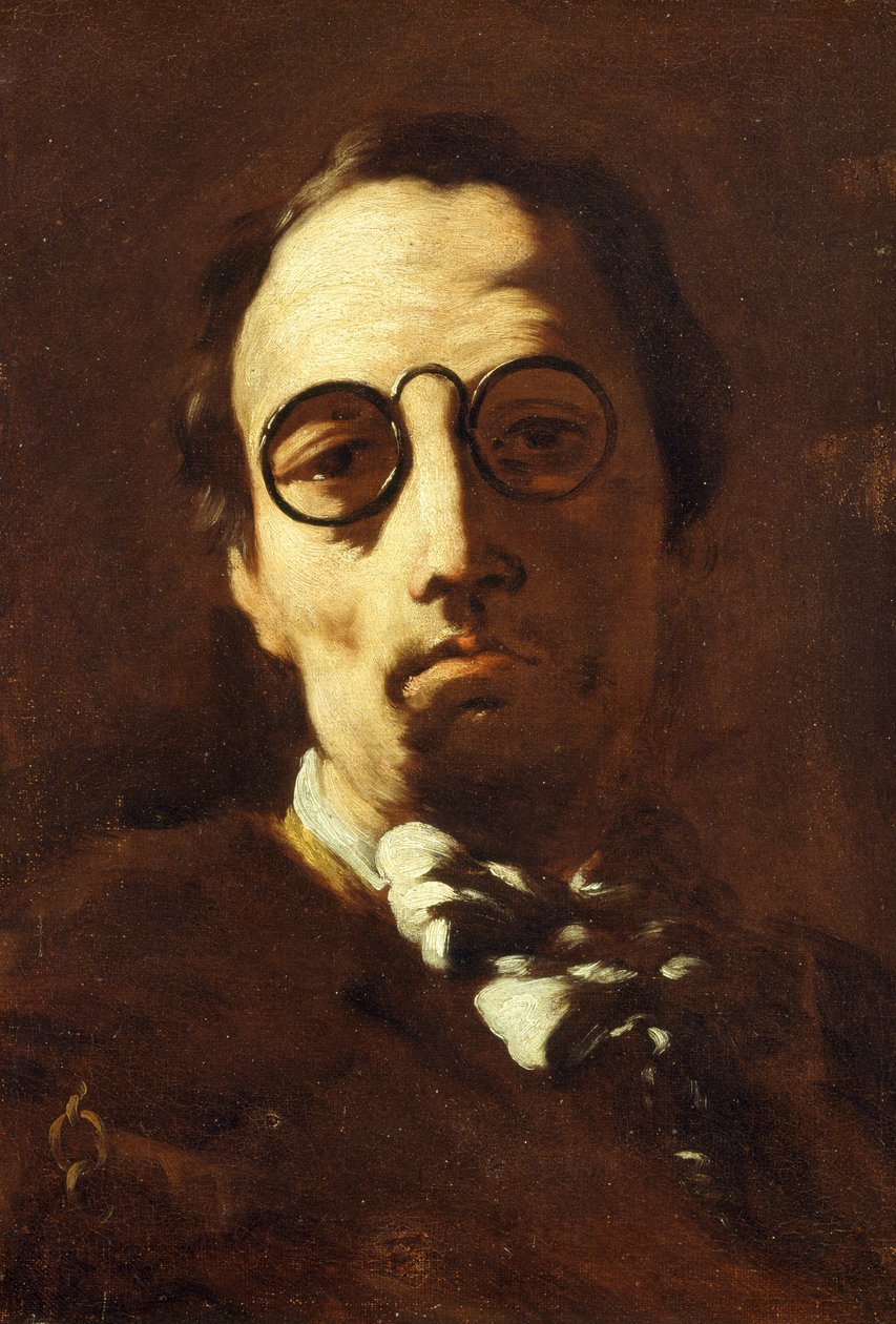 Autoportret, Luca Giordano (1634-1705), olej na płótnie, 46,8x35,3 cm autorstwa Luca Giordano