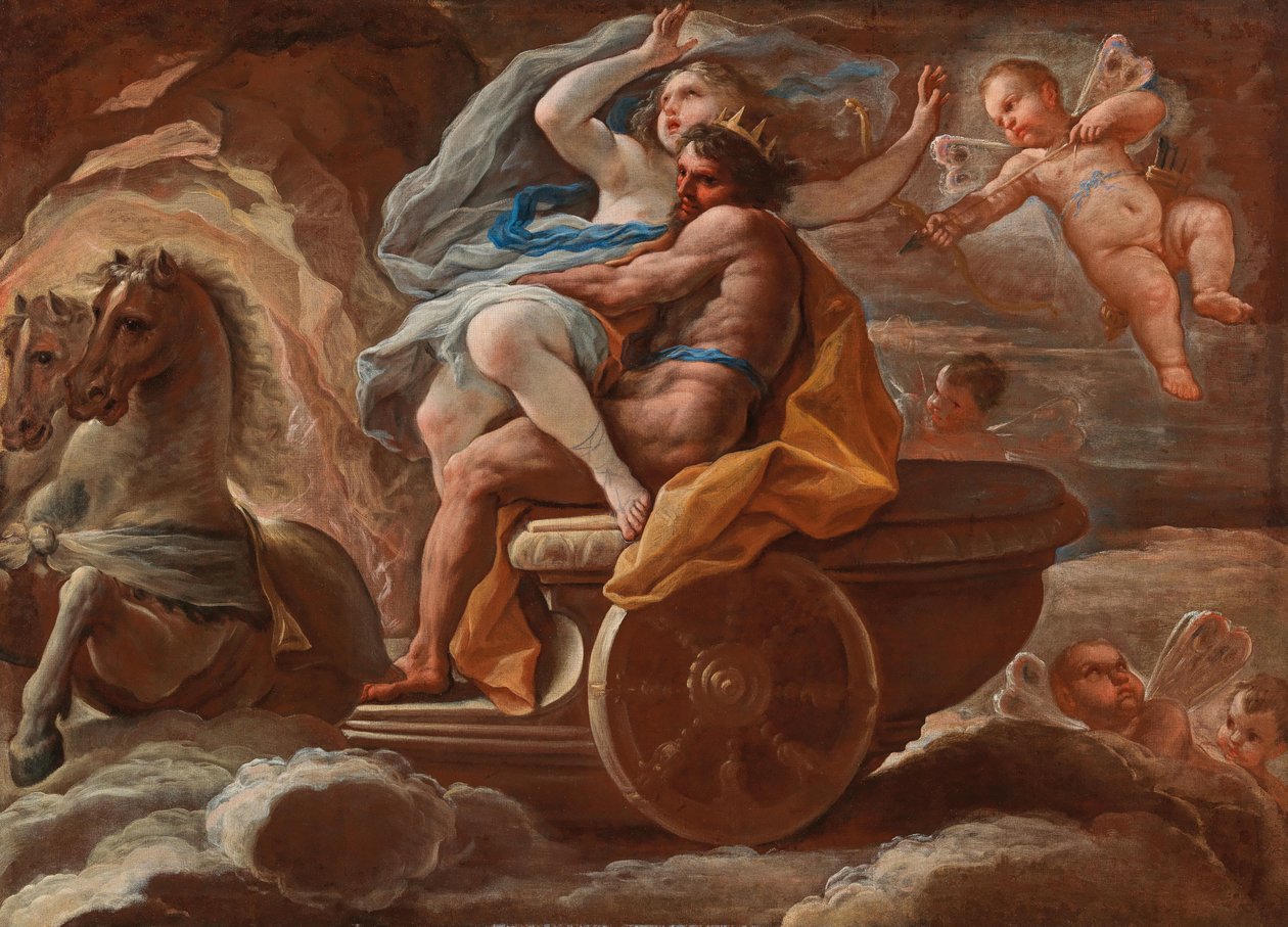 Porwanie Prozerpiny, ok. 1689. autorstwa Luca Giordano