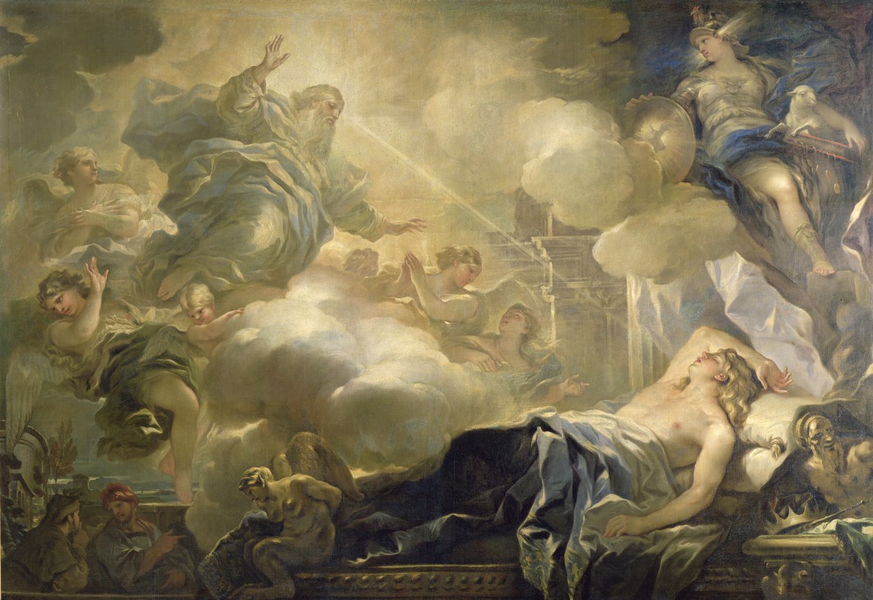Sen Salomona, ok. 1693 autorstwa Luca Giordano