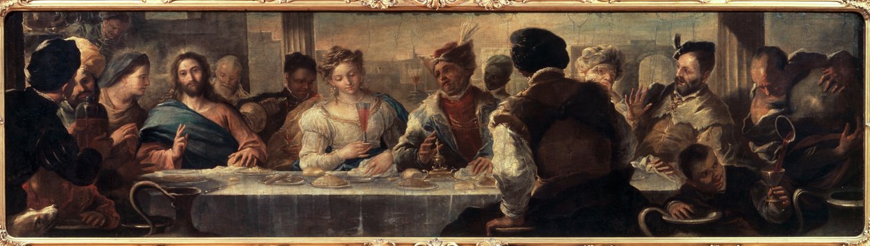 Cud w Kanie, XVII wiek autorstwa Luca Giordano