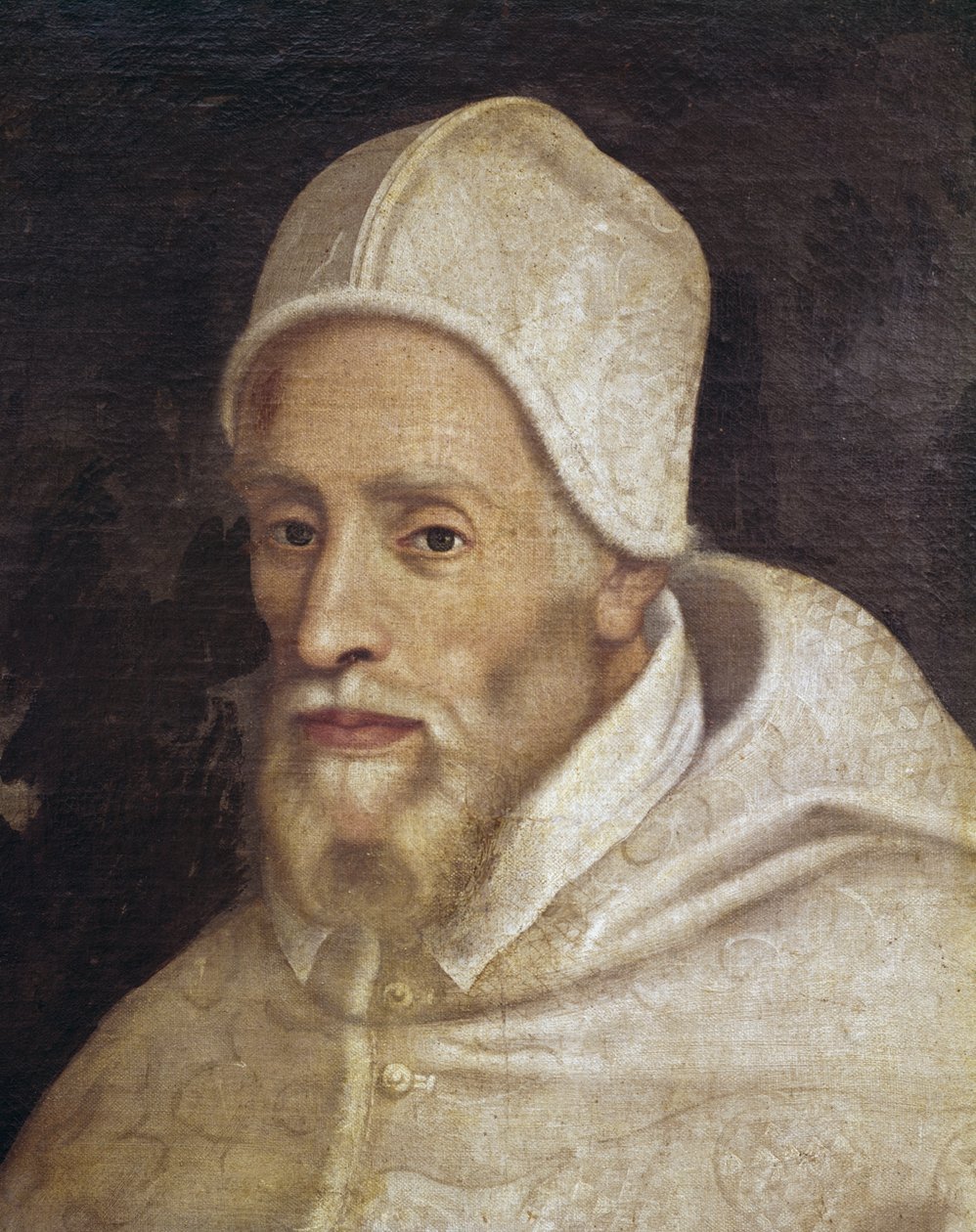 Portret papieża Pawła III (1468-1549), obraz Luca Longhi (1507-1580) autorstwa Luca Longhi