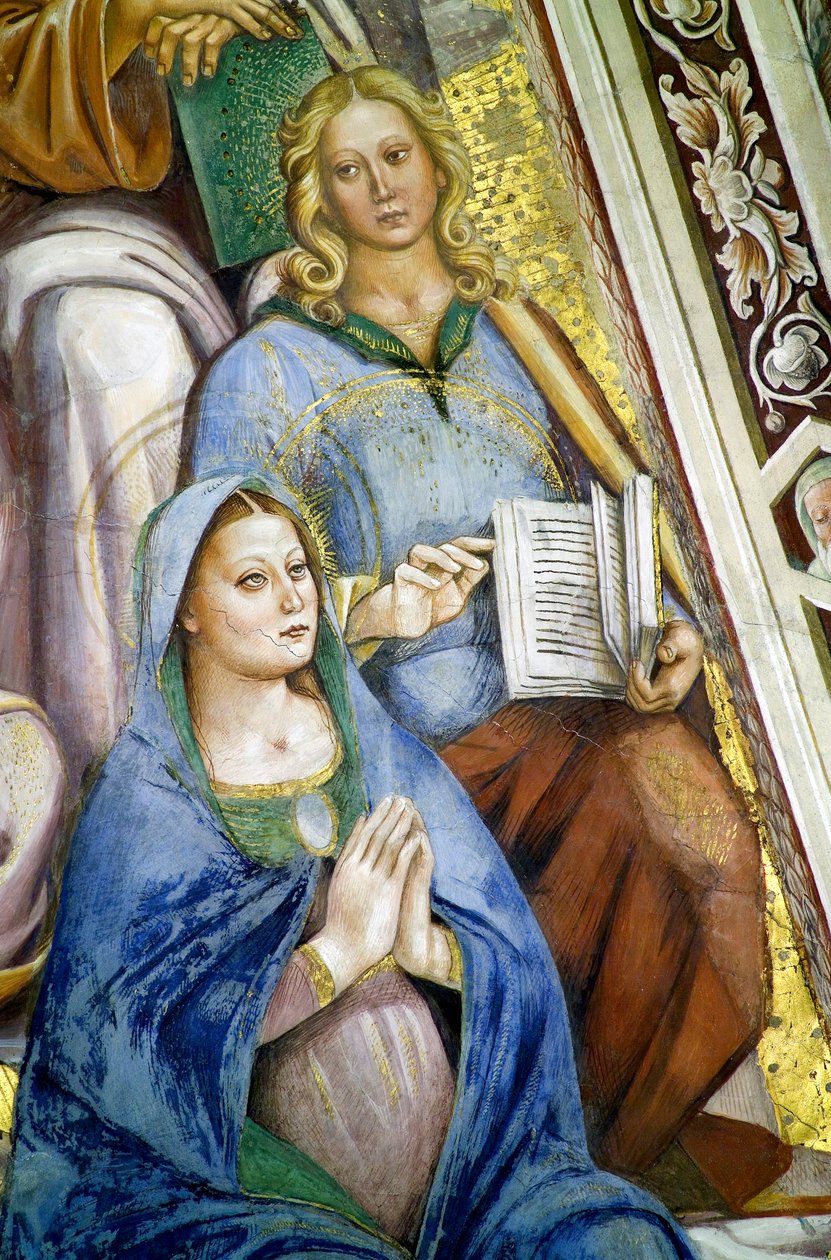 Apostołowie, fragment Dziewicy autorstwa Luca Signorelli