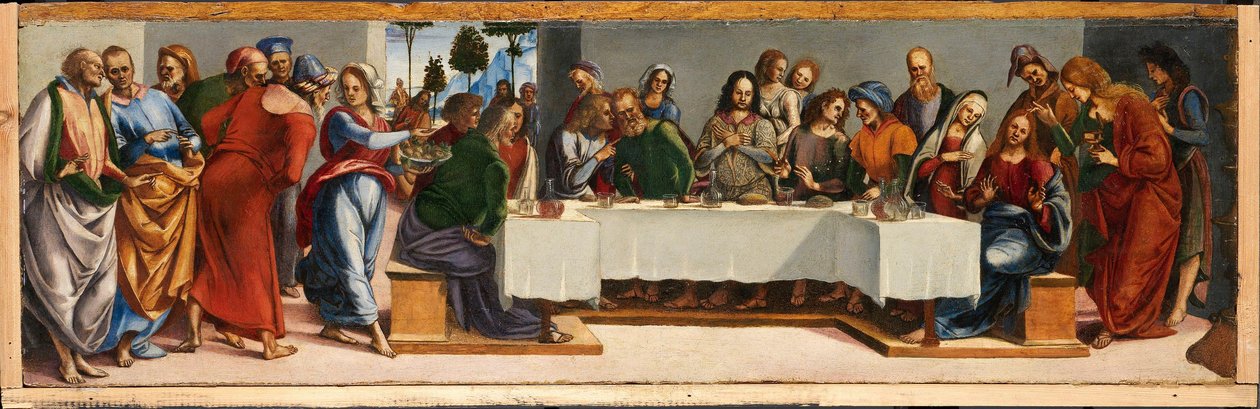 Chrystus w domu Szymona Faryzeusza autorstwa Luca Signorelli