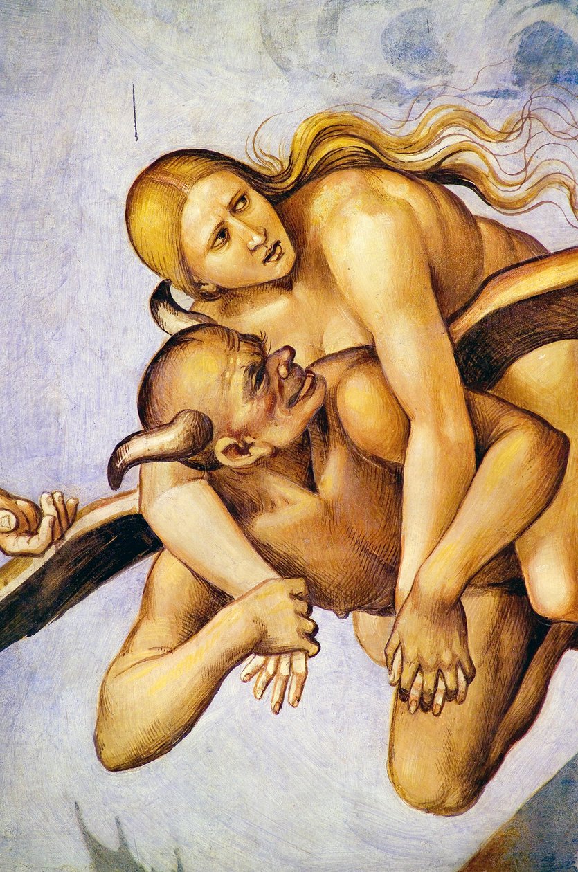 Przeklęci w piekle, z cyklu fresk Sądu Ostatecznego autorstwa Luca Signorelli
