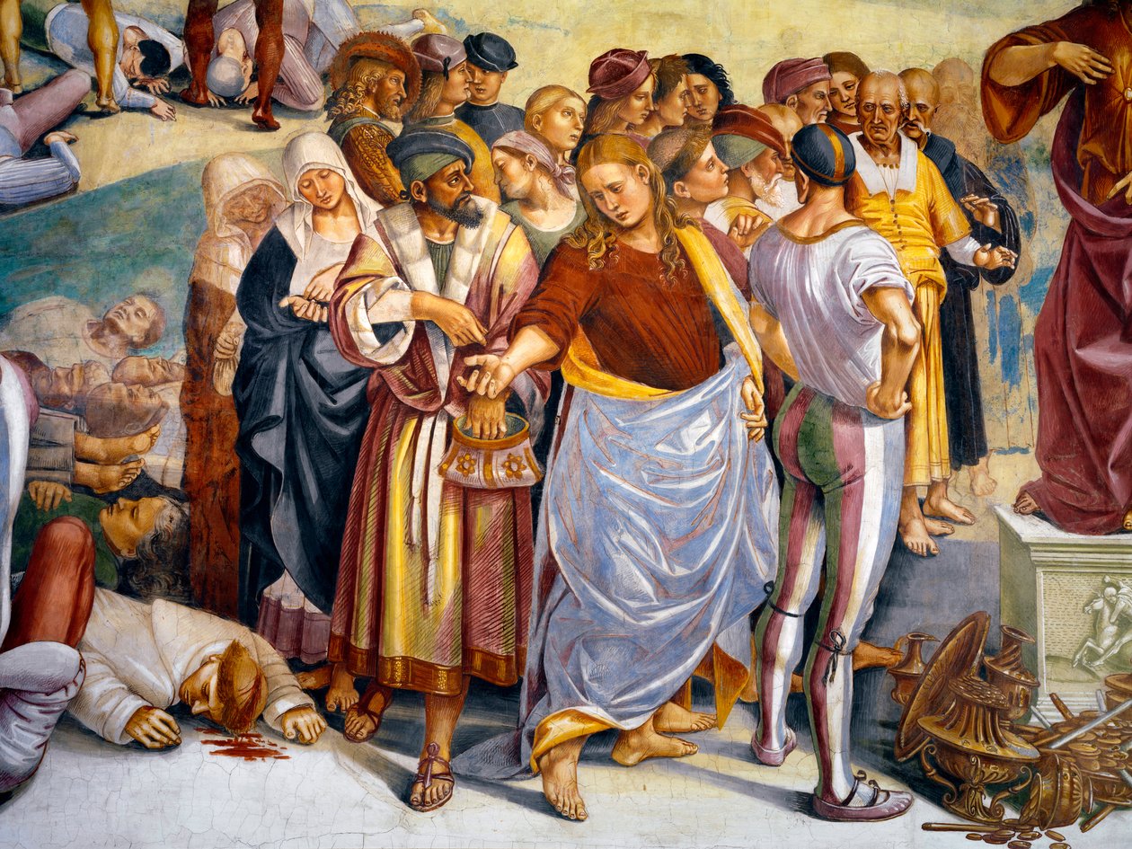 „Przepowiednia i fakty anchrysta” 1499-1502 (fresk) autorstwa Luca Signorelli