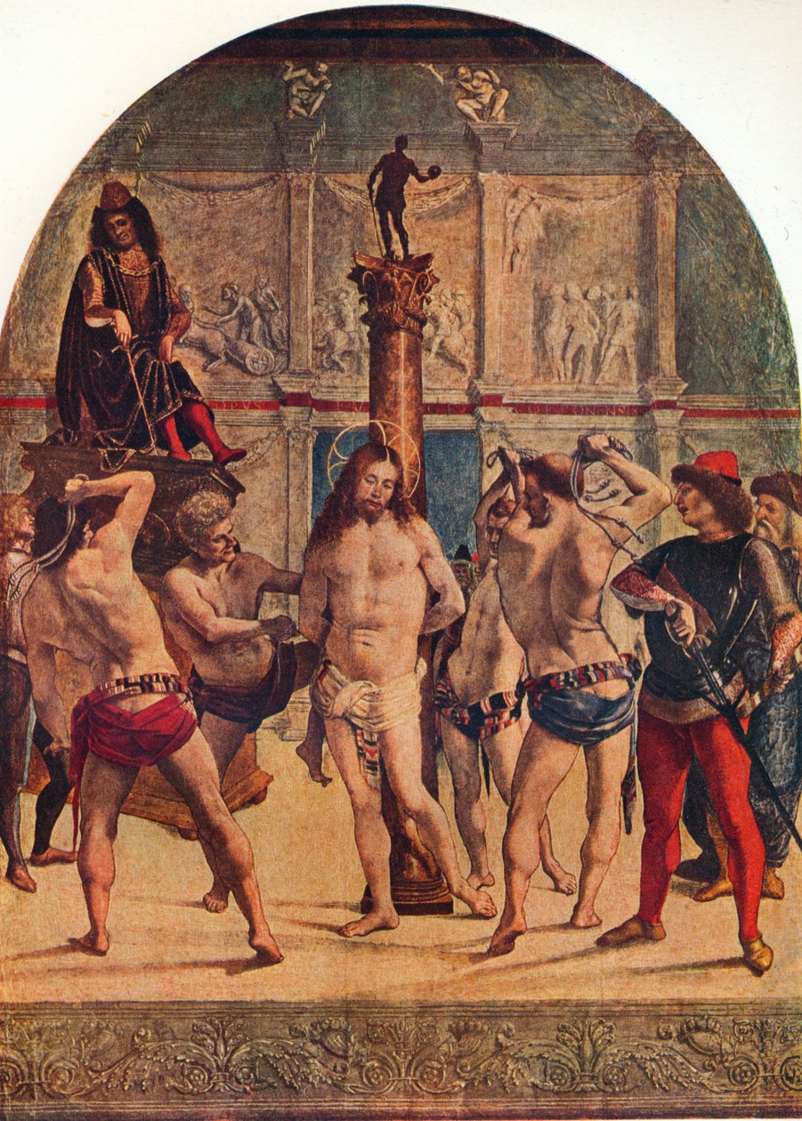 Biczowanie Chrystusa, 1482-1485, 1930. autorstwa Luca Signorelli