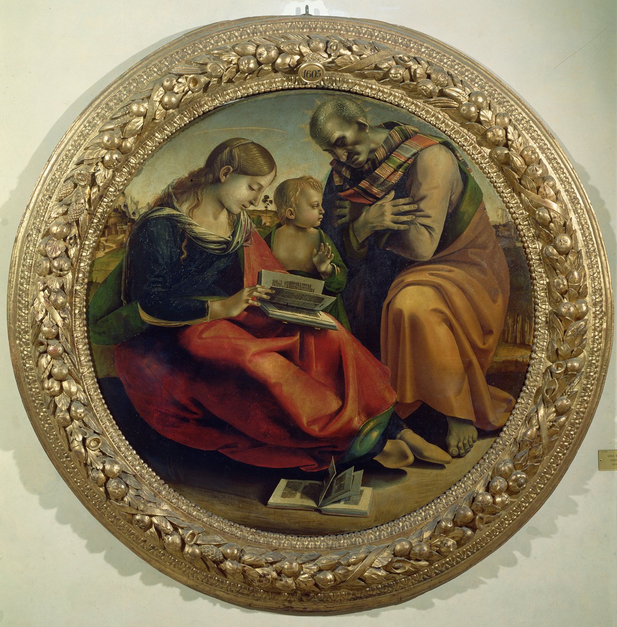 Święta Rodzina, ok. 1485 autorstwa Luca Signorelli