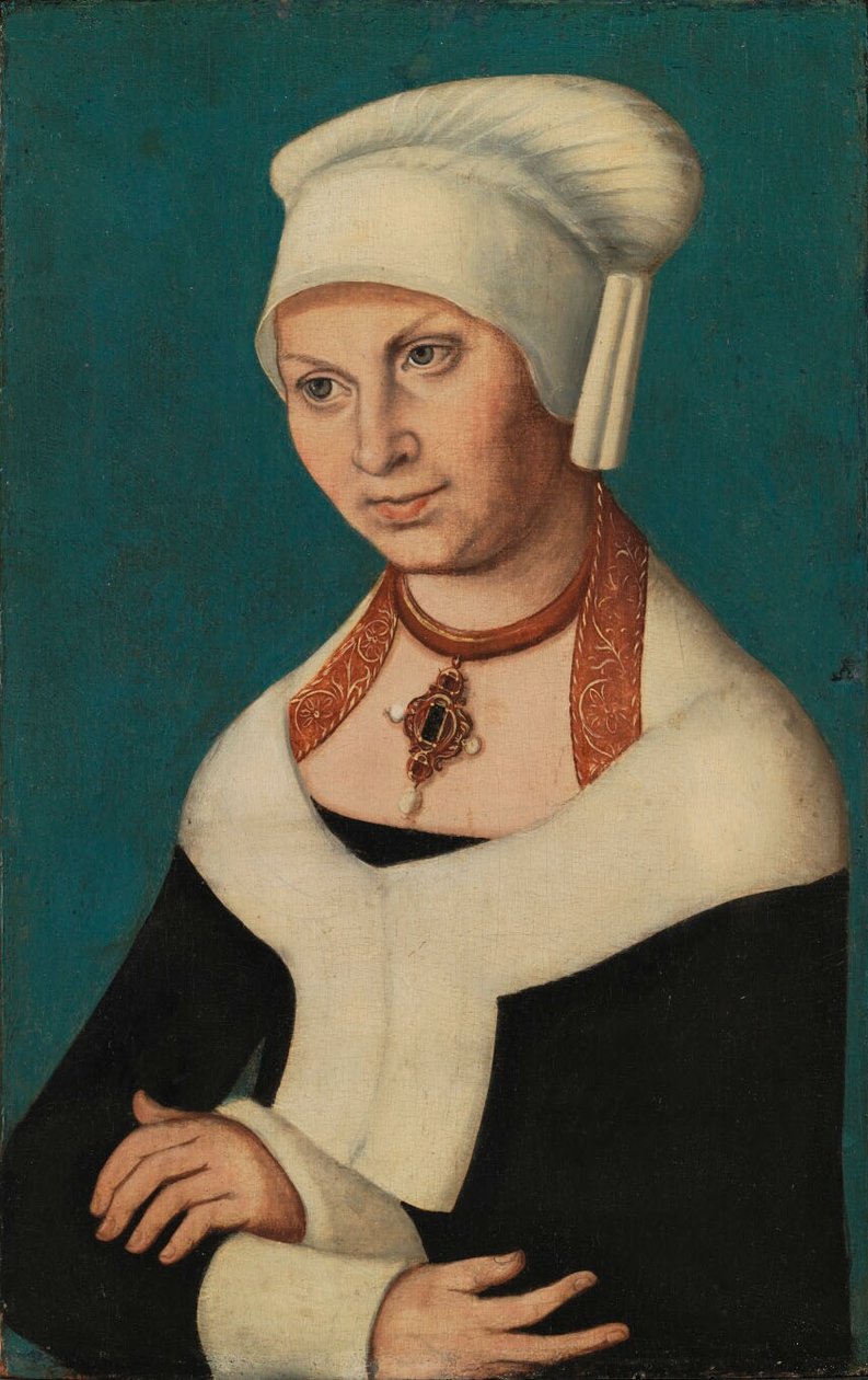 Portret Barbary Saksonii autorstwa Lucas Cranach the Elder