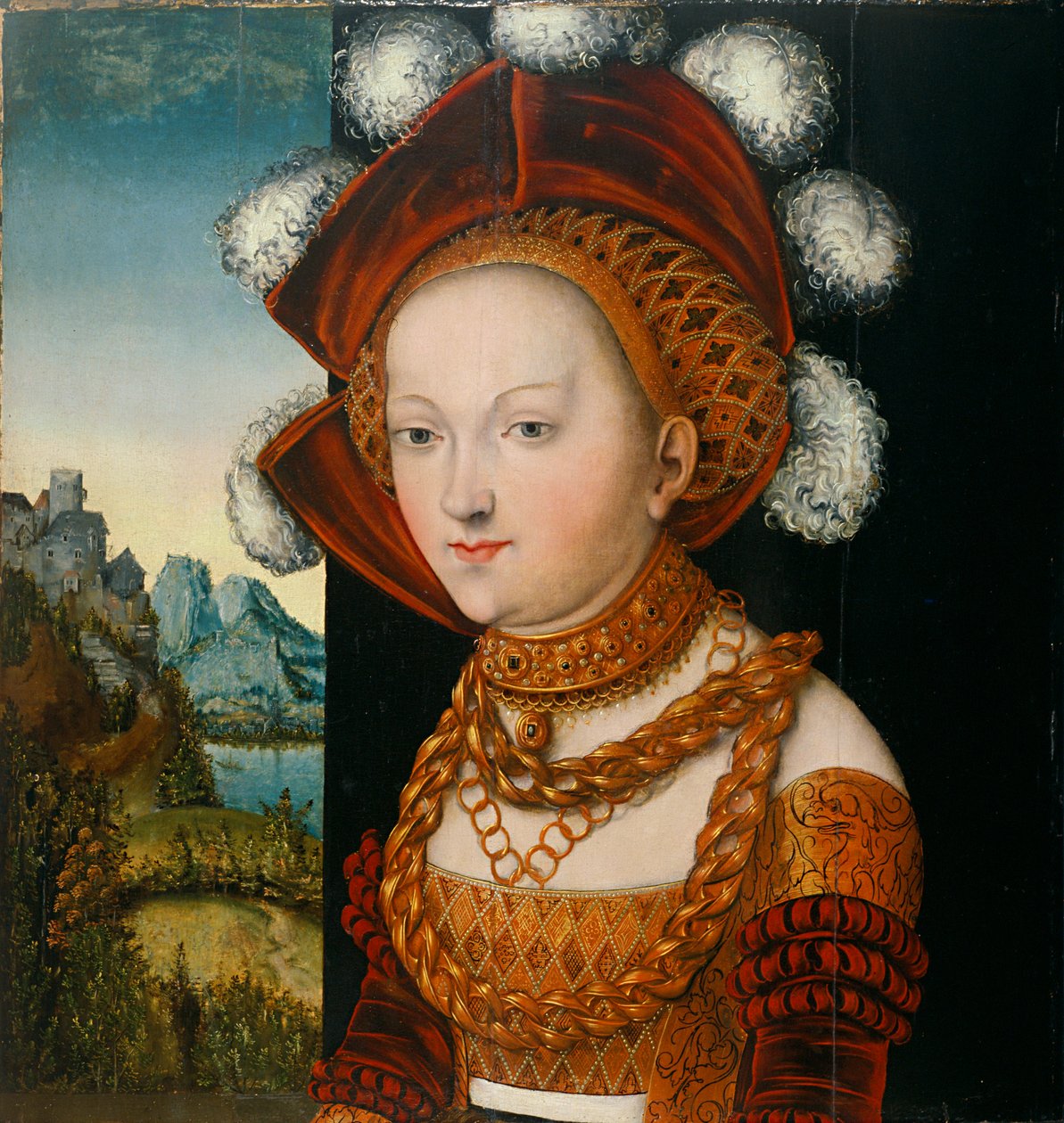 Portret damy autorstwa Lucas Cranach the Elder