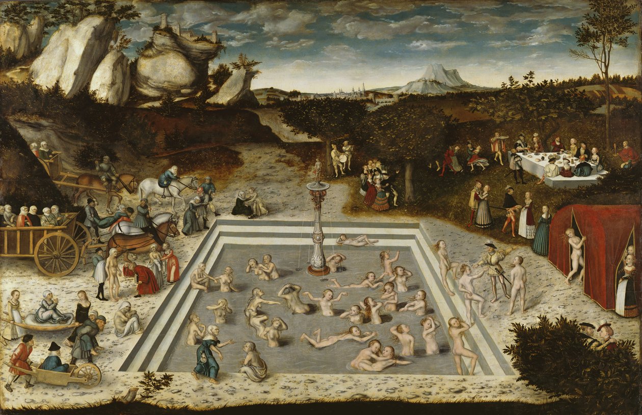 Fontanna młodości autorstwa Lucas Cranach the Elder