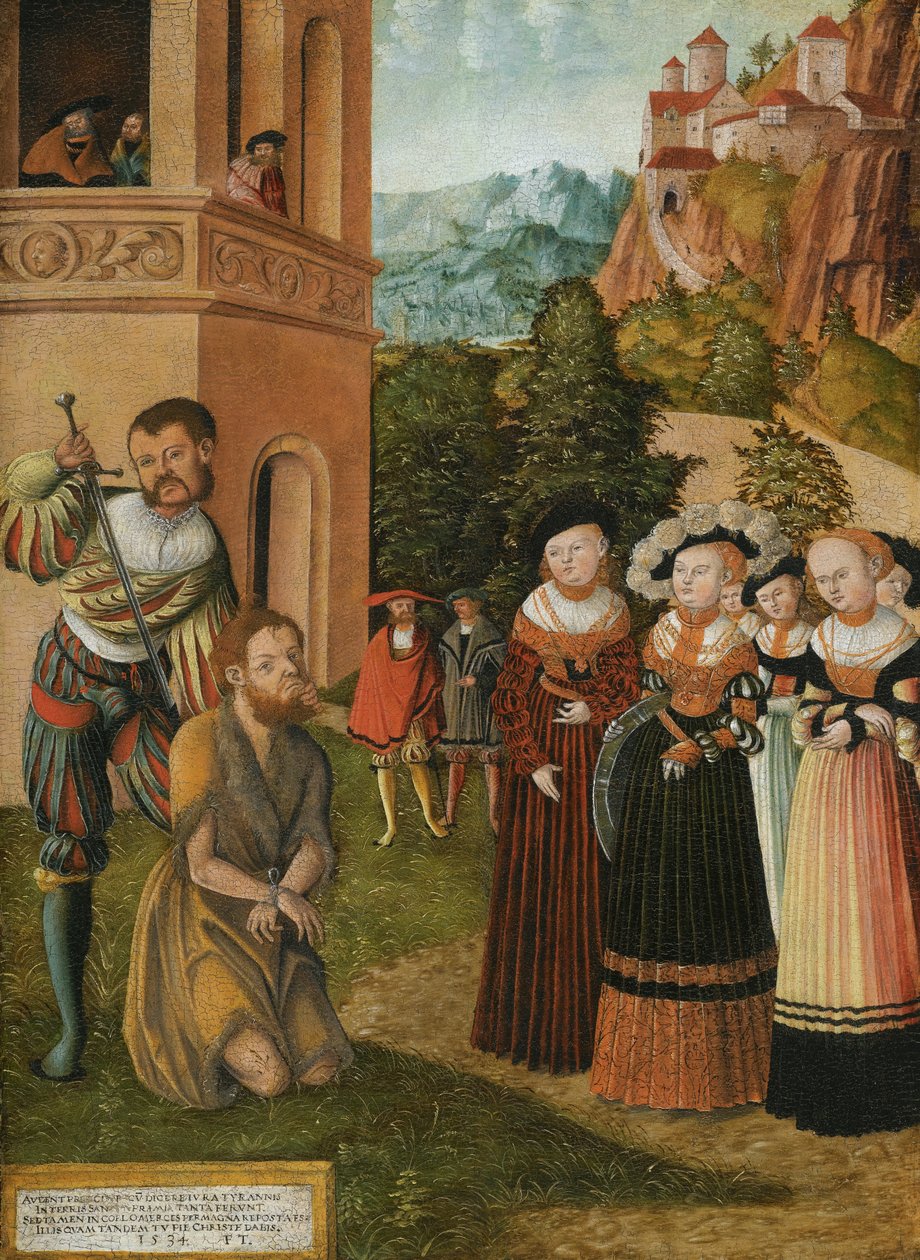 Ścięcie Jana Chrzciciela autorstwa Lucas Cranach the Elder