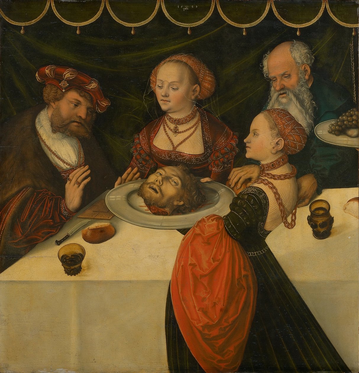 Wieczerza Heroda autorstwa Lucas Cranach the Elder