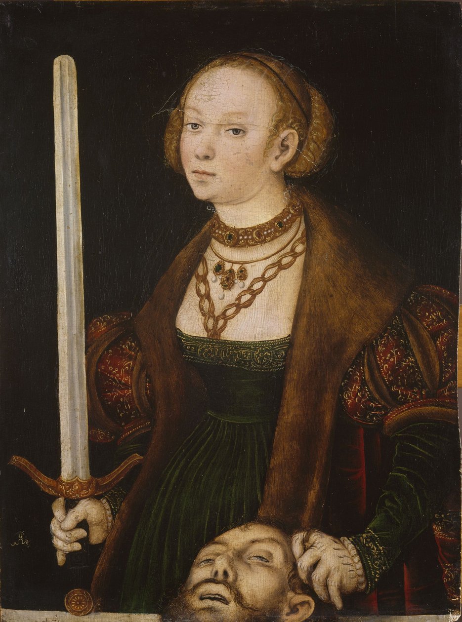 Judyta z głową Holofernesa autorstwa Lucas Cranach the Elder