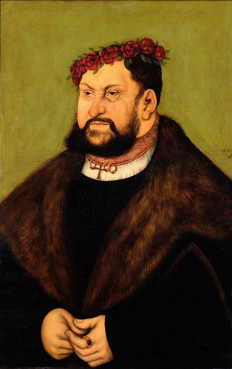 Elektor Jan Niezłomny z Saksonii autorstwa Lucas Cranach the Elder