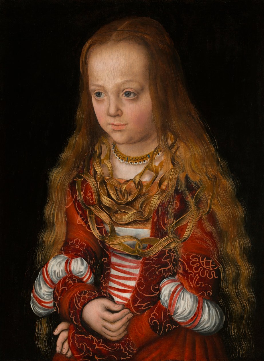 Portret saksońskiej księżniczki autorstwa Lucas Cranach the Elder