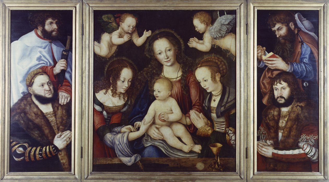 Ołtarz Książęcy, 1510-12 autorstwa Lucas Cranach the Elder