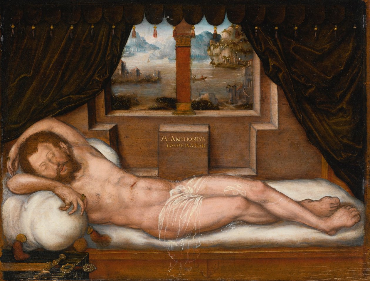 Umierający Marc Anthony autorstwa Lucas Cranach the Elder