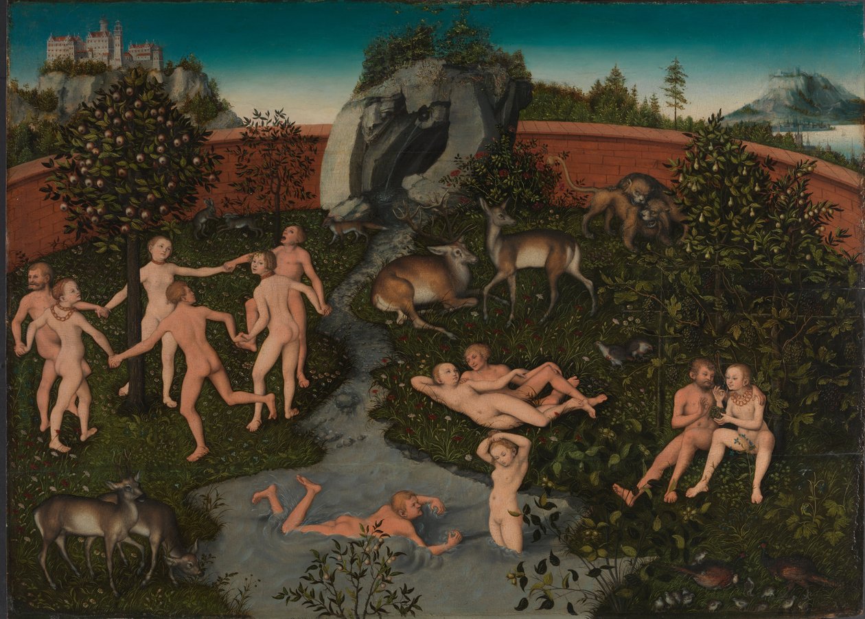 Złoty wiek autorstwa Lucas Cranach the Elder