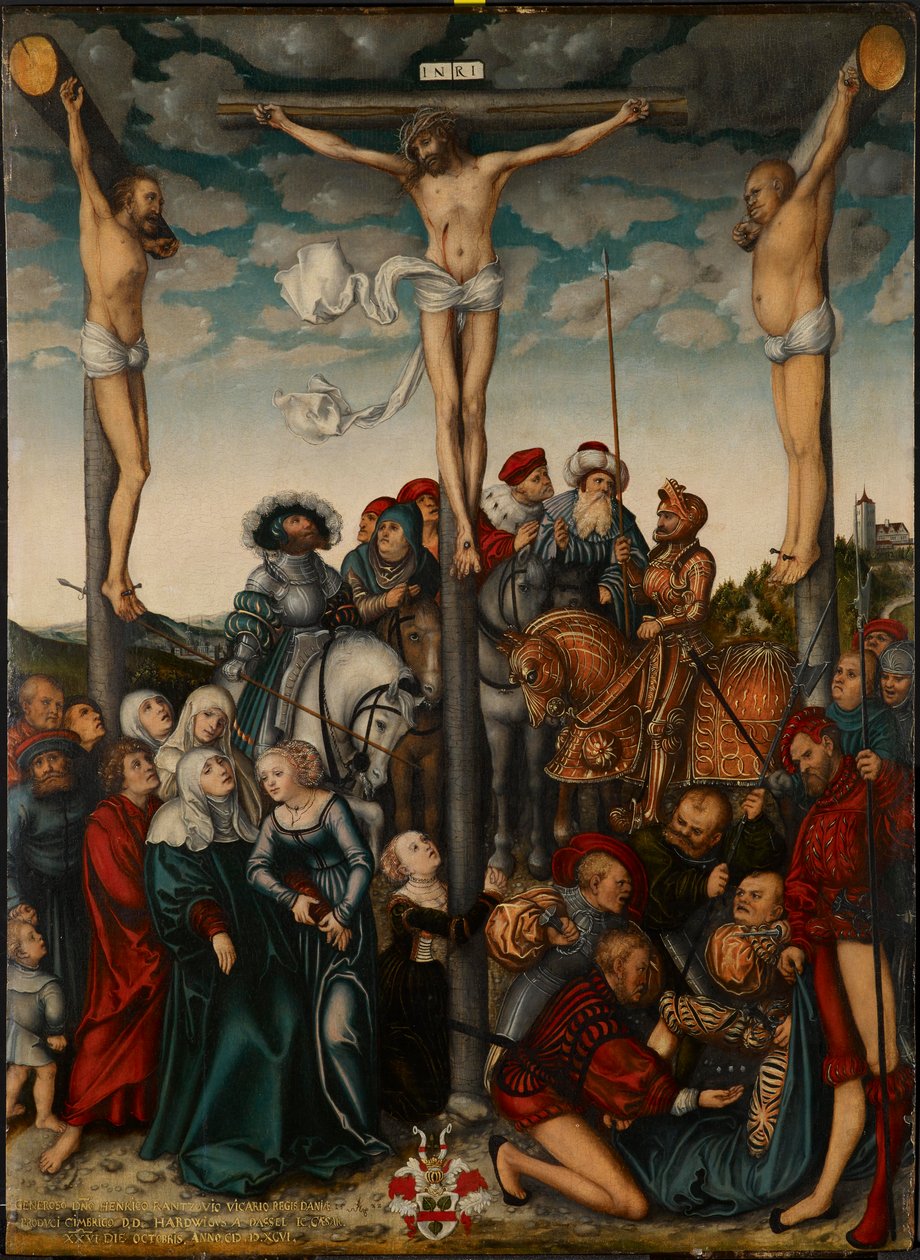 Ukrzyżowanie autorstwa Lucas Cranach the Elder