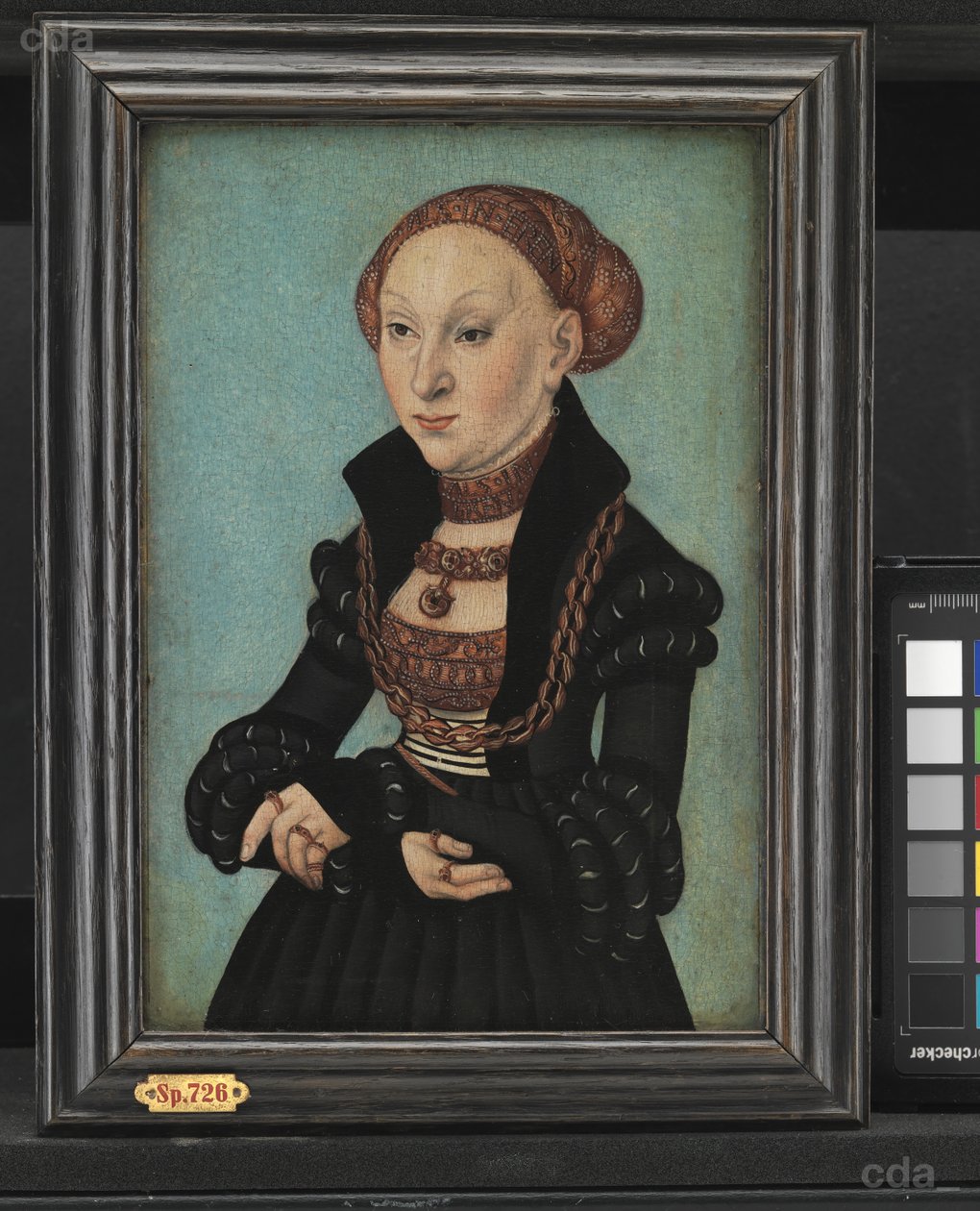Portret elektorowej Sybilli Saksońskiej autorstwa Lucas Cranach the Elder