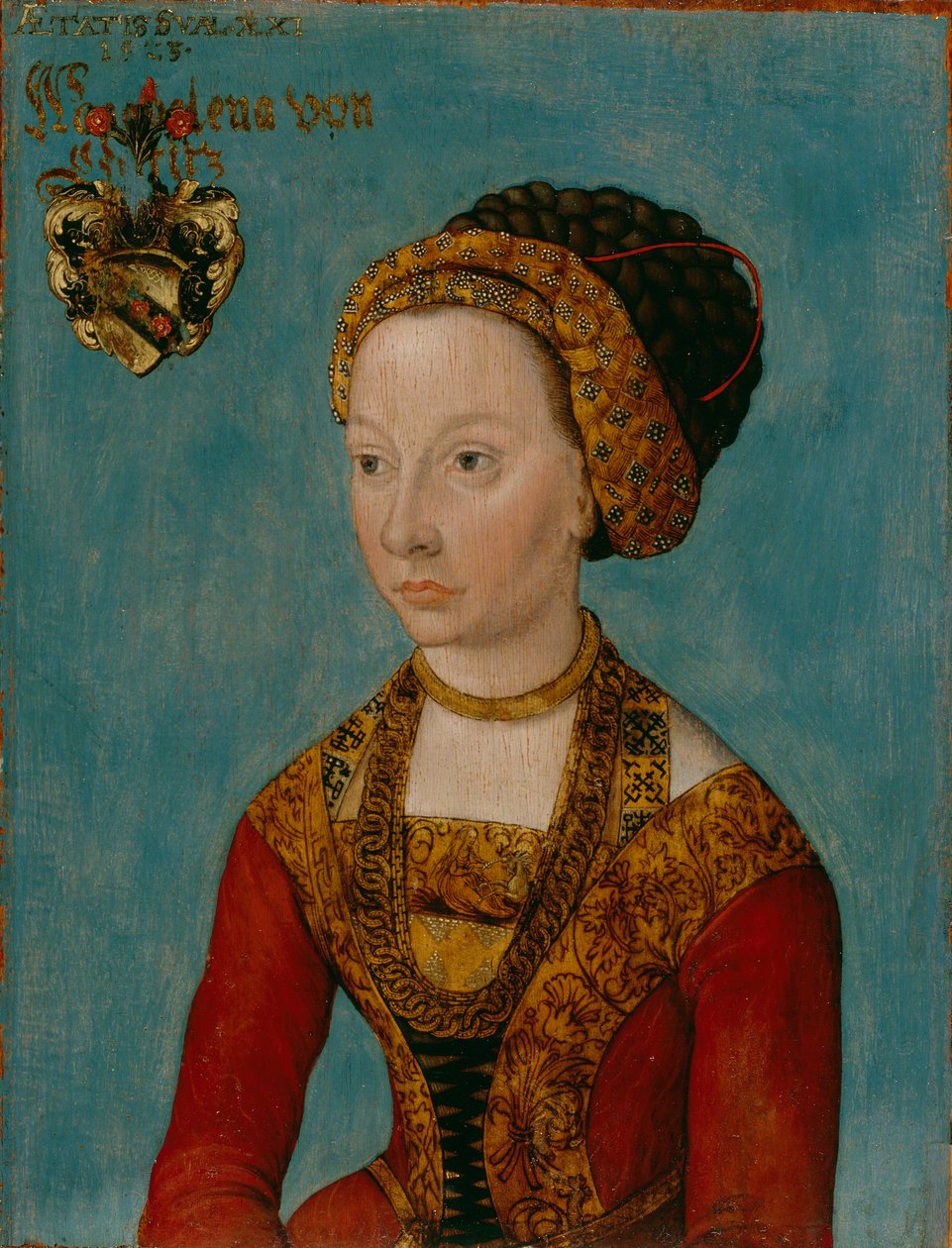Portret panny młodej autorstwa Lucas Cranach the Elder