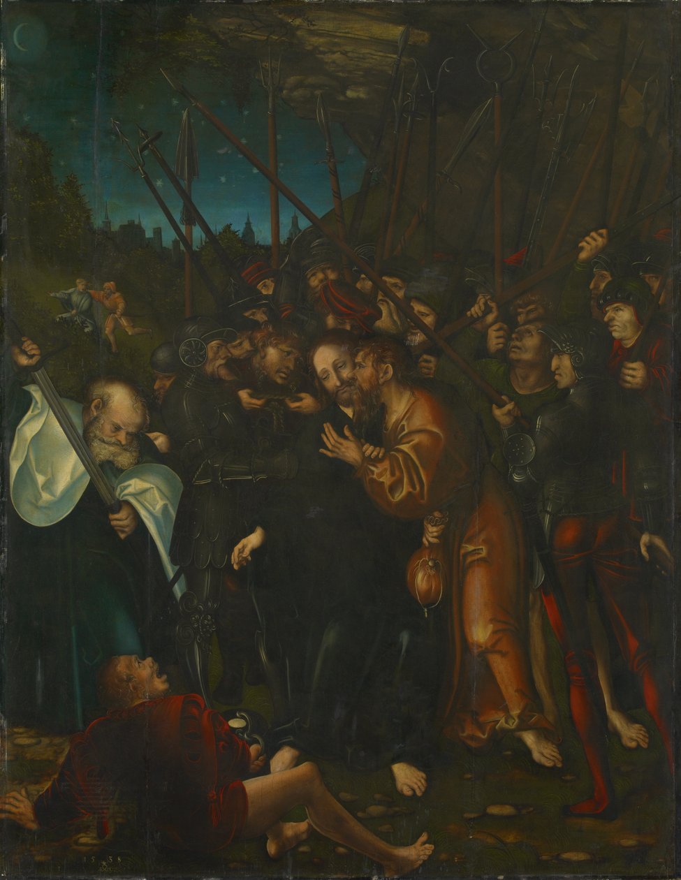 Schwytanie Chrystusa autorstwa Lucas Cranach the Elder