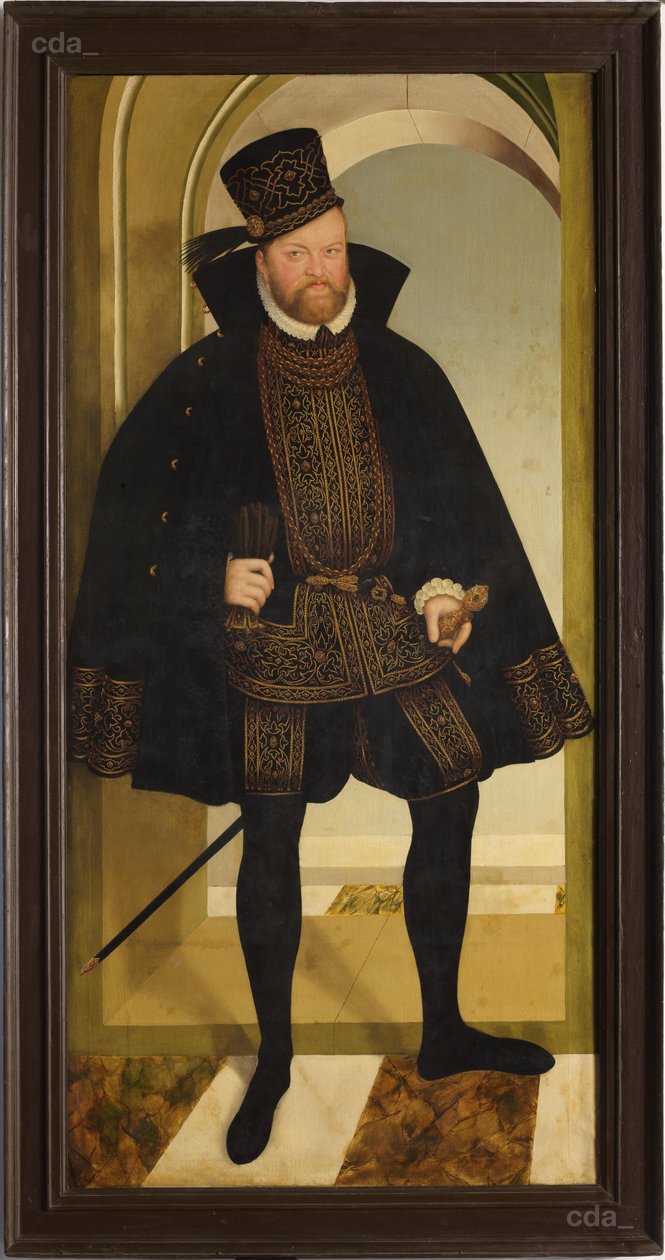 Portret elektora Augusta autorstwa Lucas Cranach the Younger