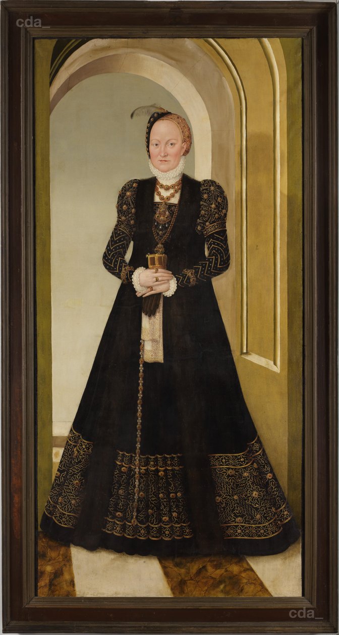 Portret elektorki Anny autorstwa Lucas Cranach the Younger