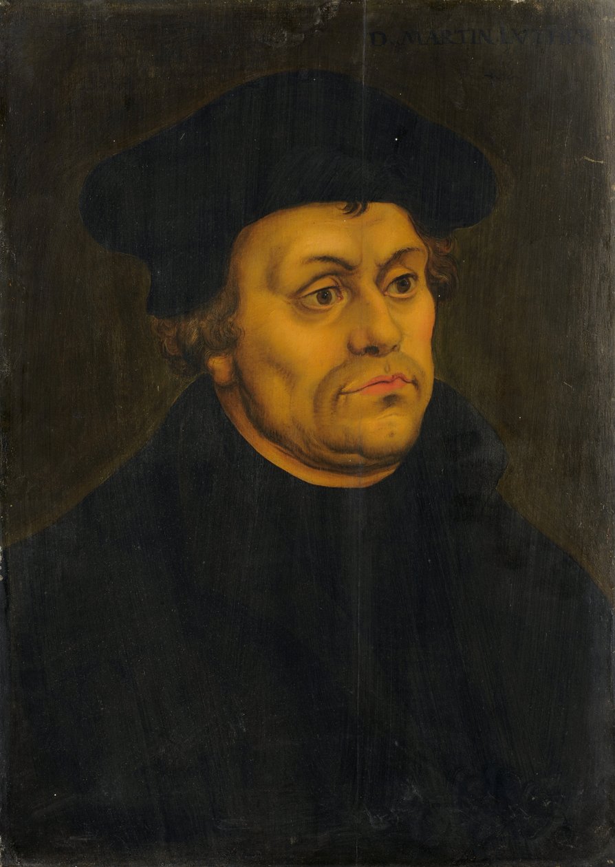 Portret Marcina Lutra autorstwa Lucas Cranach the Elder
