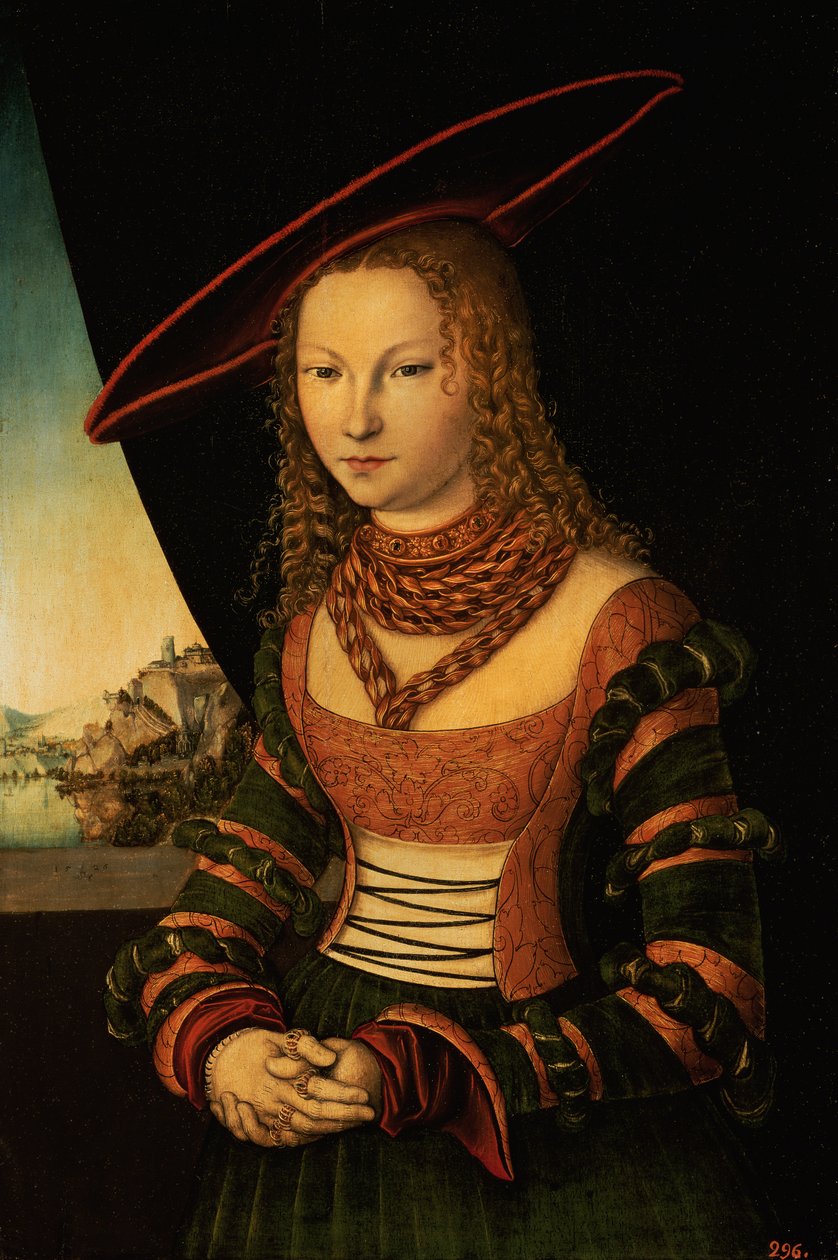 Portret kobiety, 1526 autorstwa Lucas Cranach the Elder