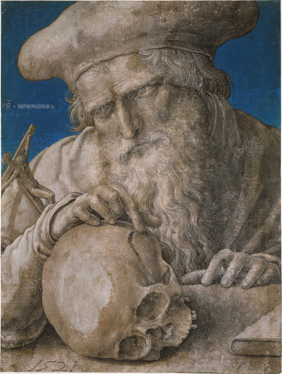Święty Hieronim autorstwa Lucas van Leyden