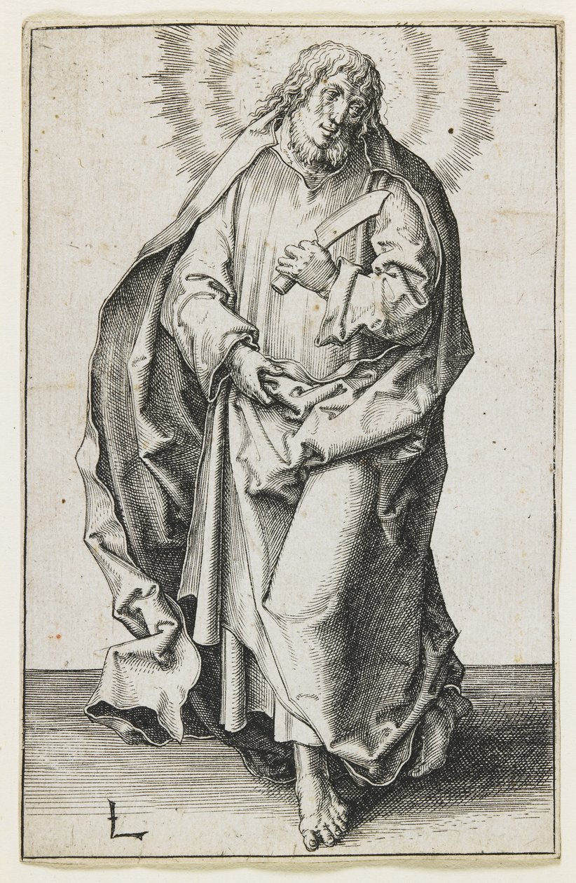Św. Mateusz, 1510 autorstwa Lucas van Leyden