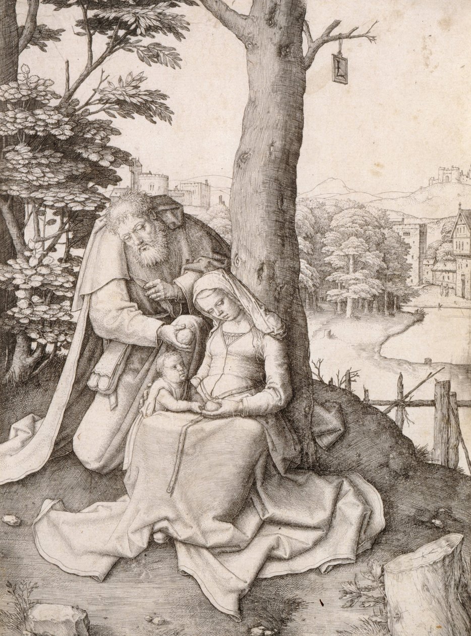 Święta Rodzina autorstwa Lucas van Leyden