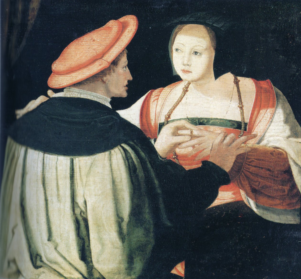 zaręczyny autorstwa Lucas van Leyden