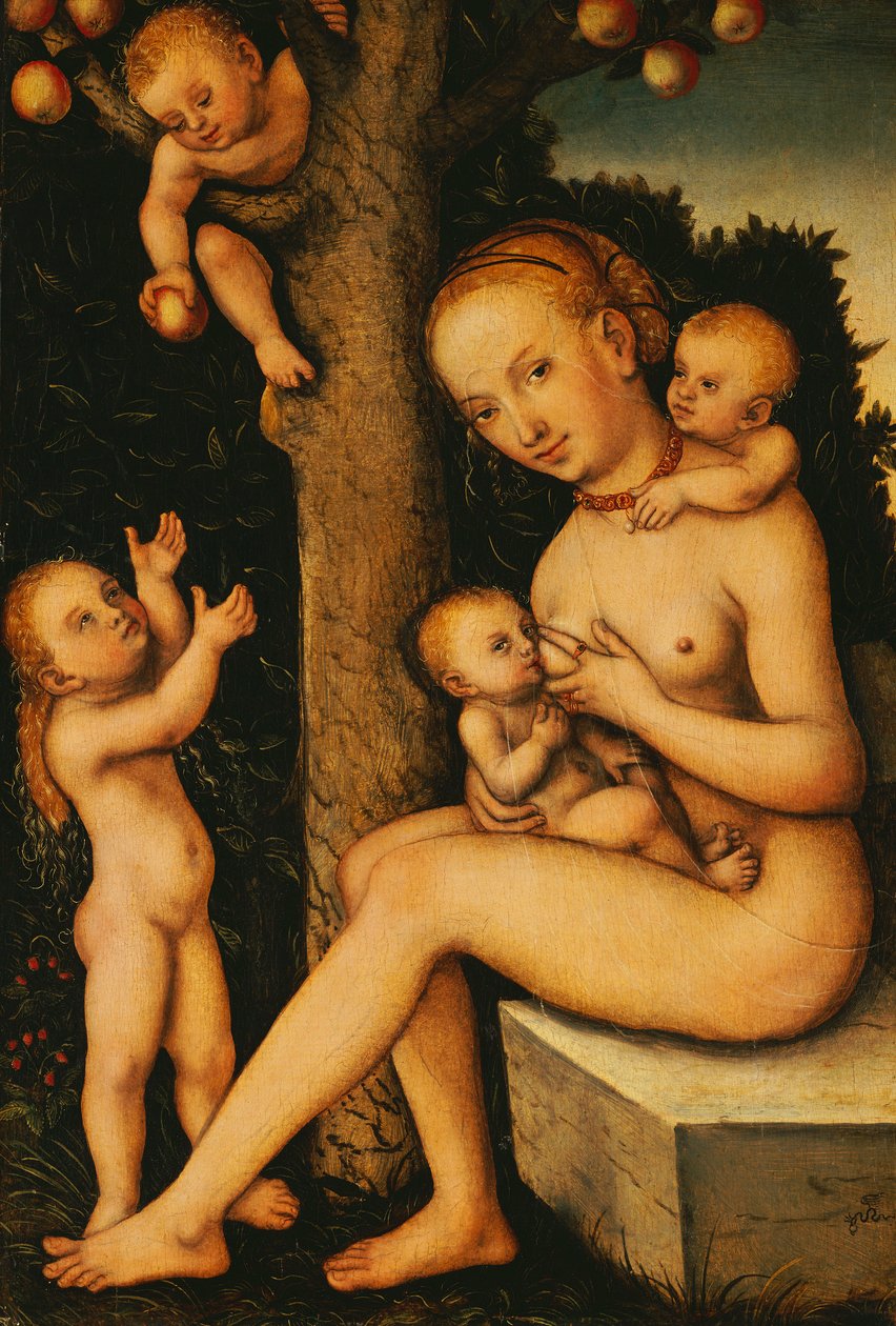 Dobroczynność autorstwa Lucas Cranach