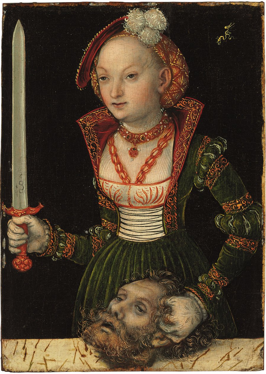 Judyta i Holofernes autorstwa Lucas Cranach