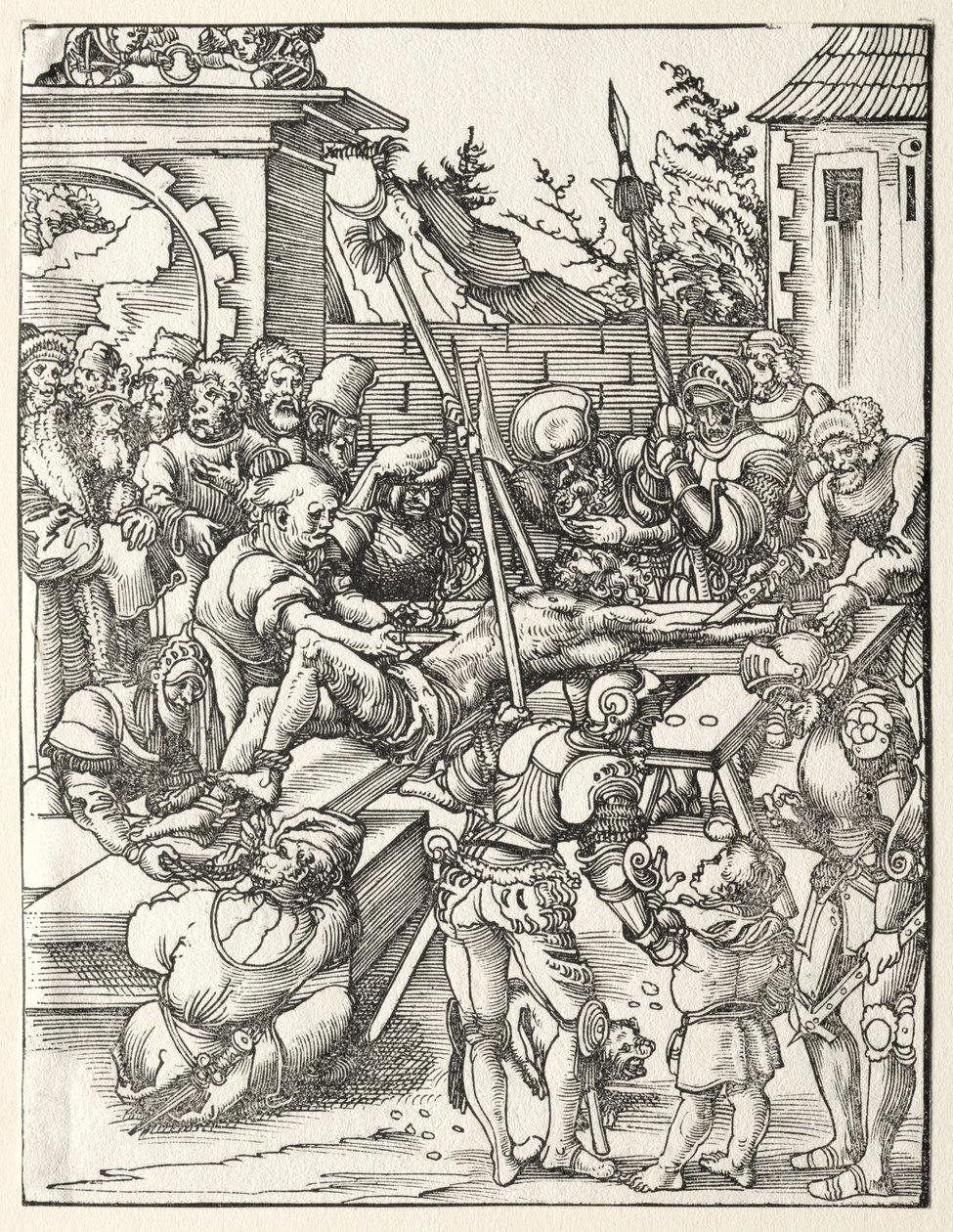 Męczeństwo św. Bartłomieja autorstwa Lucas Cranach